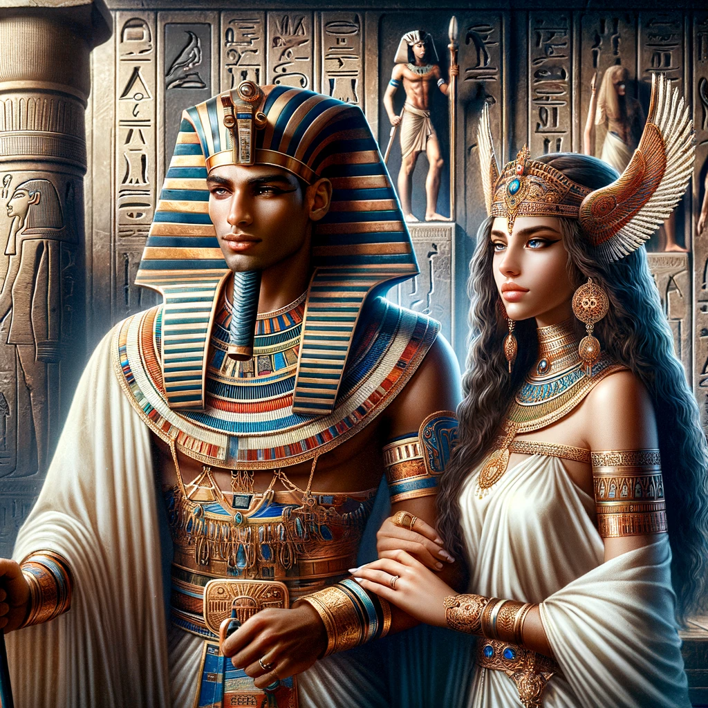 Ark.au Illustrated Bible - Genesis 12:15 - The princes of Pharaoh saw her, and praised her to Pharaoh; and the woman was taken into Pharaoh's house.