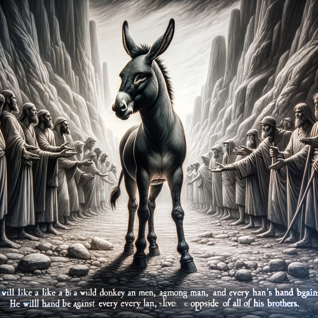 Ark.au Illustrated Bible - Genesis 16:12