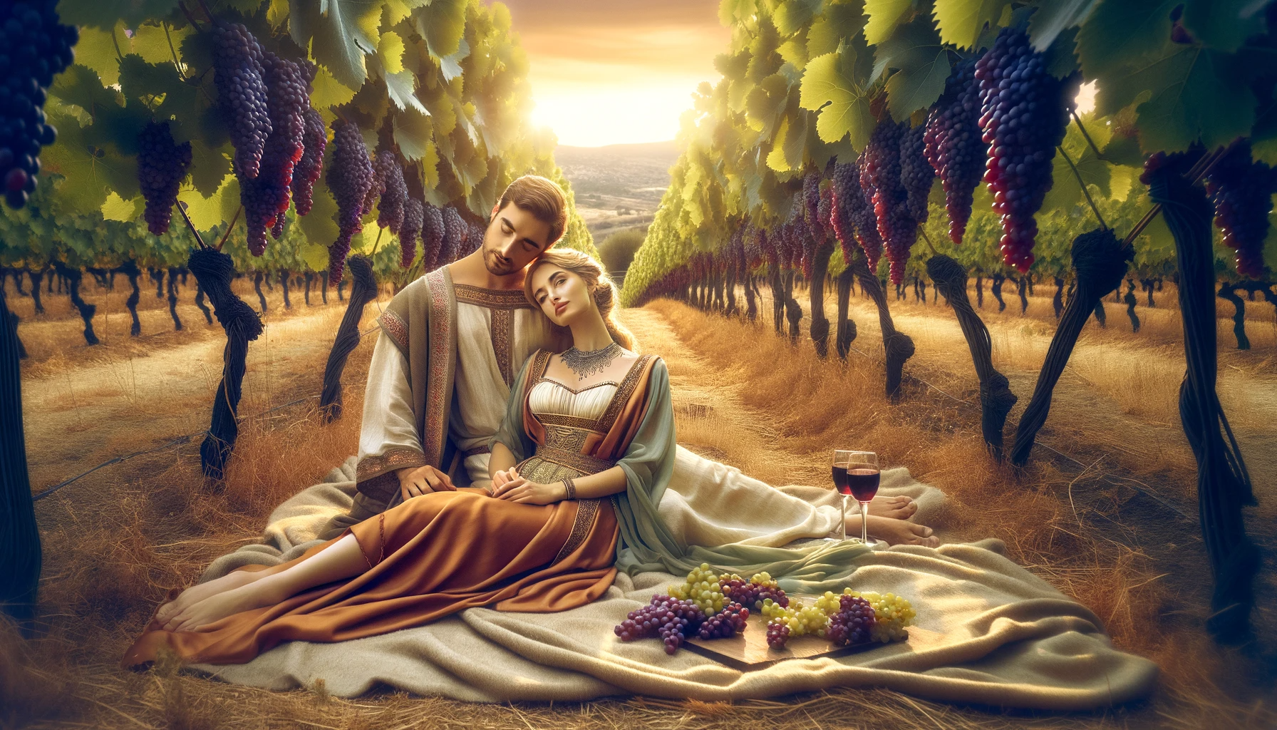 Ark.au Illustrated Bible - Song of Solomon 8:12 - My vineyard, which is mine, is before me: Thou, O Solomon, shalt have the thousand, And those that keep the fruit thereof two hundred.