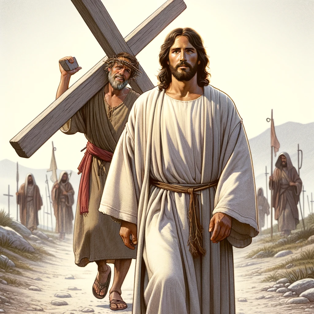 Ark.au Illustrated Bible - Luke 9:23 - And he said to them all, If any man will come after me, let him deny himself, and take up his cross daily, and follow me.