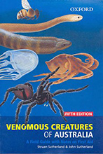 Venomous Creatures of Australia, Struan K. Sutherland