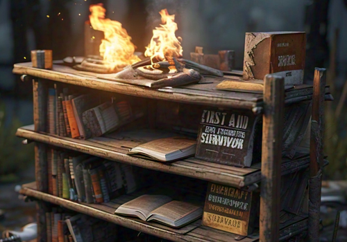 Instant Bookshelf to Survive The Apocalypse - Ark.au